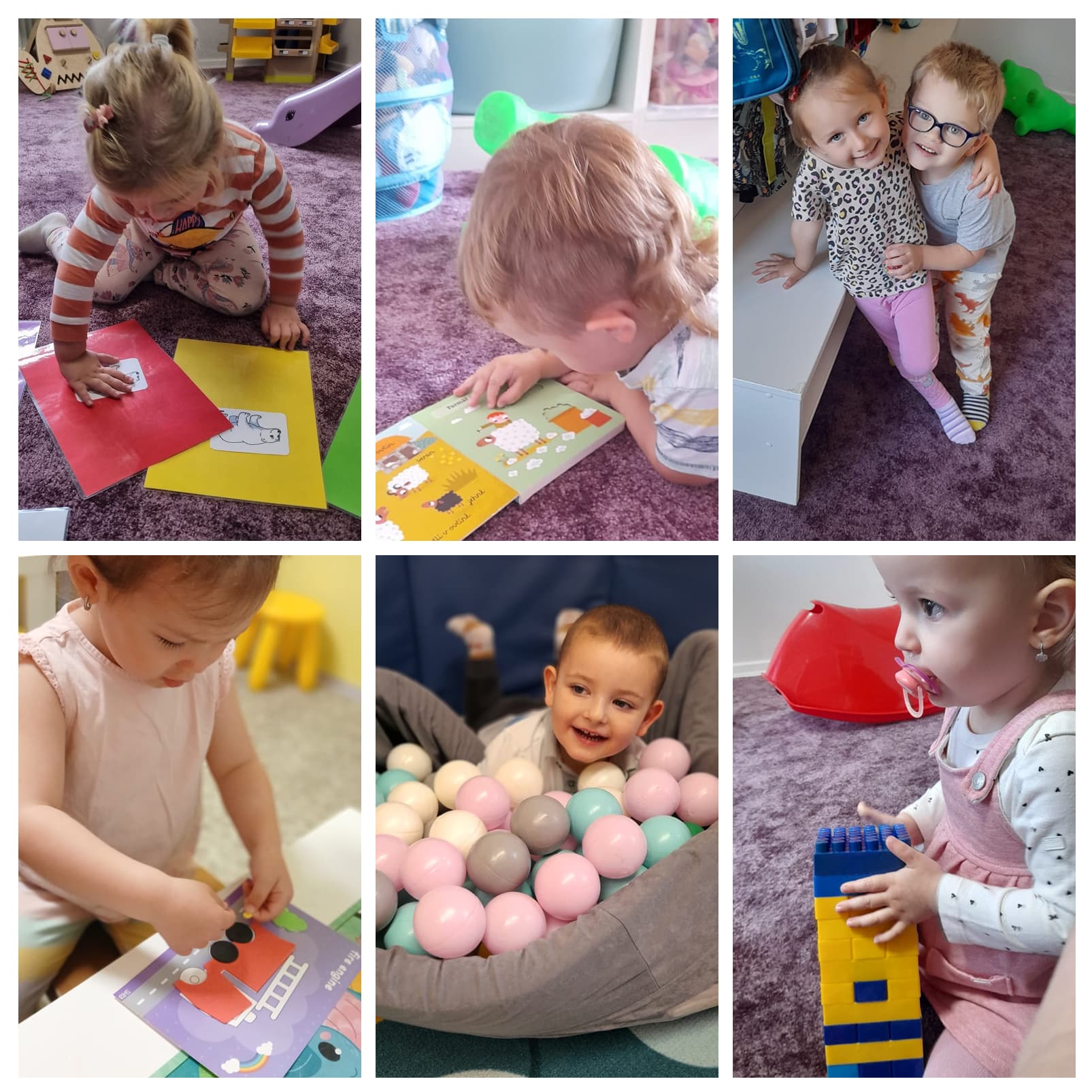 Pomáháme těm nejmenším připravit se na dobu bez maminek. V malém příjemném kolektivu o max. 8 dětech. Pečujeme o děti ve věku cca 2-4 roky. Navykáme je na kolektiv a pěstujeme sociální dovednosti. Hrajeme si a zpíváme, tvoříme, tancujeme....